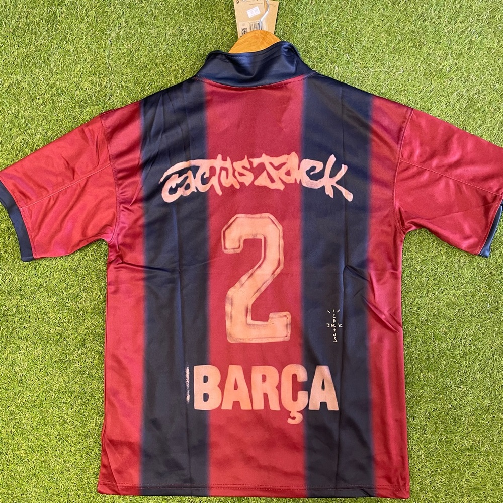 Nike FCB Red and Blue Jersey Cactus Jack